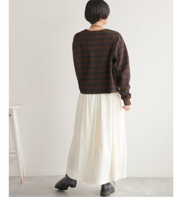 JOURNAL STANDARD relume「オーバーサイズボーダーロングスリーブTEE」|Tシャツ・カットソー|