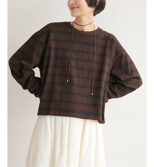 JOURNAL STANDARD relume「オーバーサイズボーダーロングスリーブTEE」|Tシャツ・カットソー|