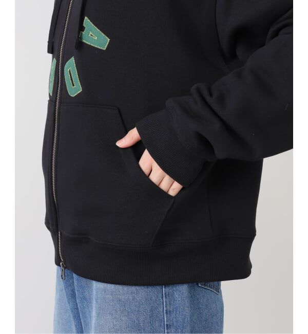 Oriens JOURNAL STANDARD「【BRAIN DEAD/ブレインデッド】 COLLEGIATE ZIP UP HOODIE BDF25T20004785BK01」|パーカー|