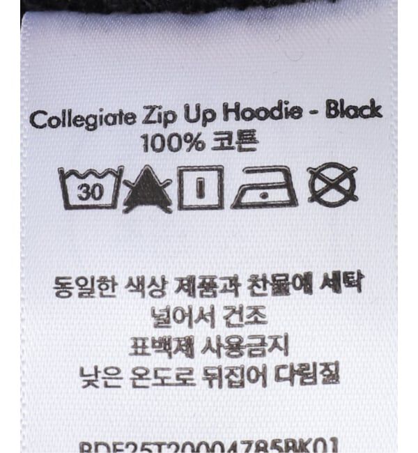 Oriens JOURNAL STANDARD「【BRAIN DEAD/ブレインデッド】 COLLEGIATE ZIP UP HOODIE BDF25T20004785BK01」|パーカー|