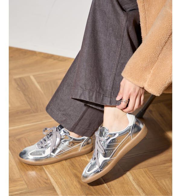 journal standard L'essage「【ALOHAS/アロハス】 Tb.490 Rife Shimmer Silver Cream：スニーカー」|スニーカー|