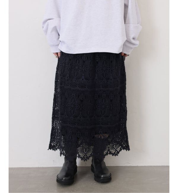 journal standard luxe「《予約》レースMIX スカート（040）」|スカート|