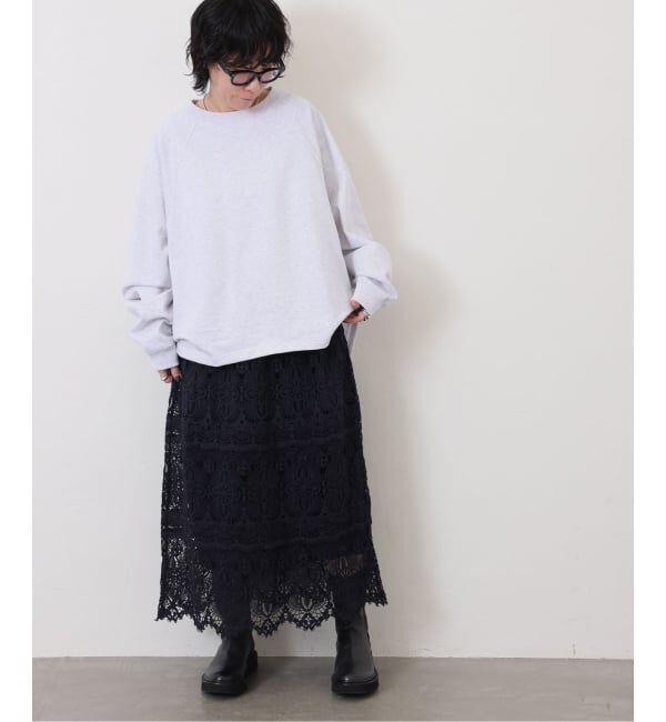 journal standard luxe「《予約》レースMIX スカート（040）」|スカート|