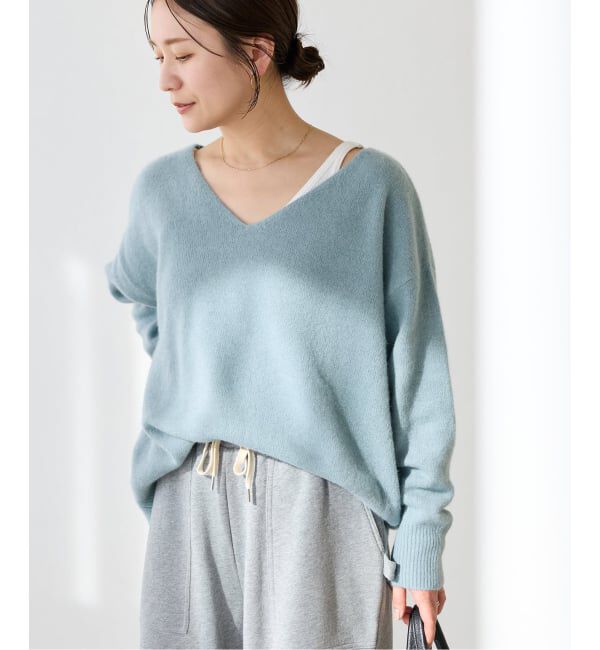 JOURNAL STANDARD「FOX WOOL 2WAY Vネックプルオーバー」|ニット・セーター|