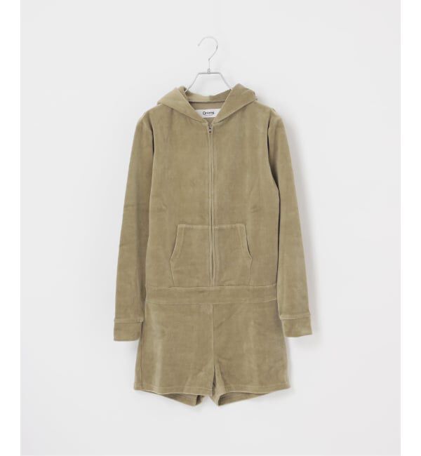 Oriens JOURNAL STANDARD「《予約》ベロアフーディーロンパース」|オールインワン|