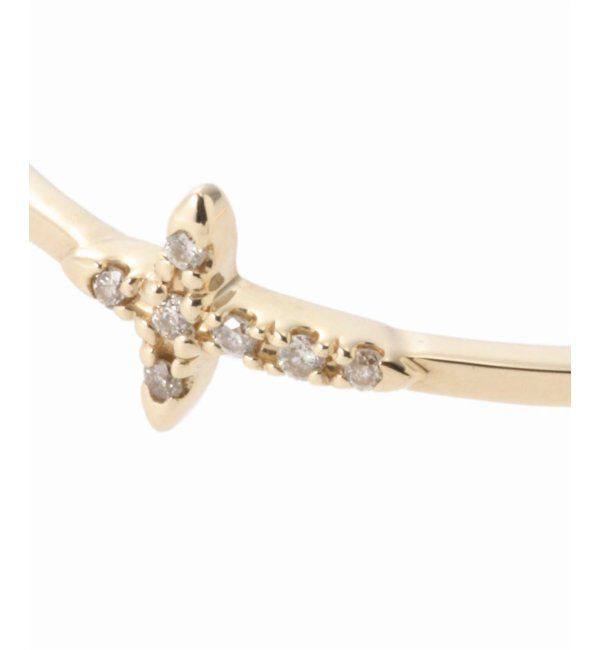 Lilas by Spick&Span「クロスダイヤモチーフリングK10」|リング|