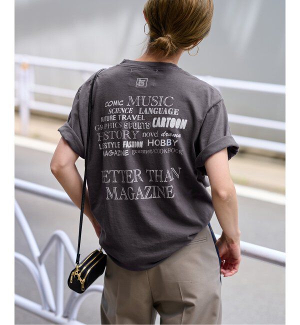 FRAMeWORK「BETTER THAN GOOD/ベターザングッド BTG GOOD BOOKS Tシャツ」|Tシャツ・カットソー|