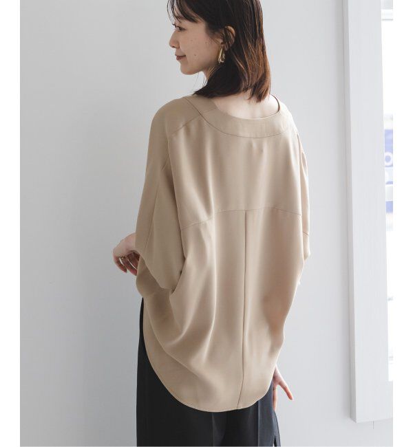 NOBLE「エステルダブルクロスカーデブラウス」|シャツ・ブラウス|