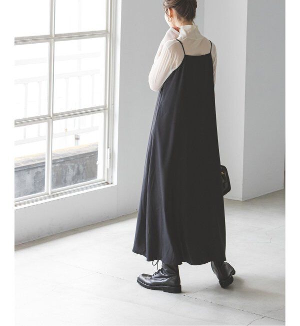 NOBLE「《追加》ビンテージツイルコンフォータブルキャミワンピース  6」|ワンピース|