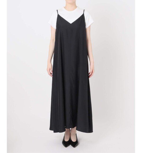 NOBLE「《追加》ビンテージツイルコンフォータブルキャミワンピース  6」|ワンピース|