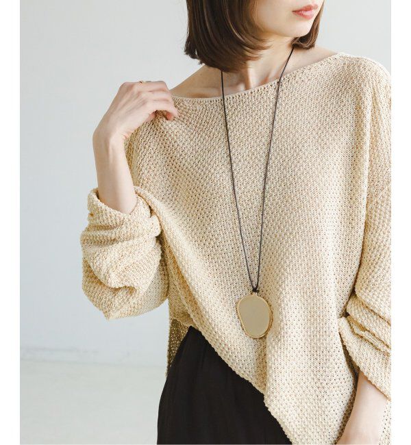 NOBLE「JAMIRAY/ジャミレイ BEAN MOTIF CORD ネックレス」|ネックレス|ゴールド