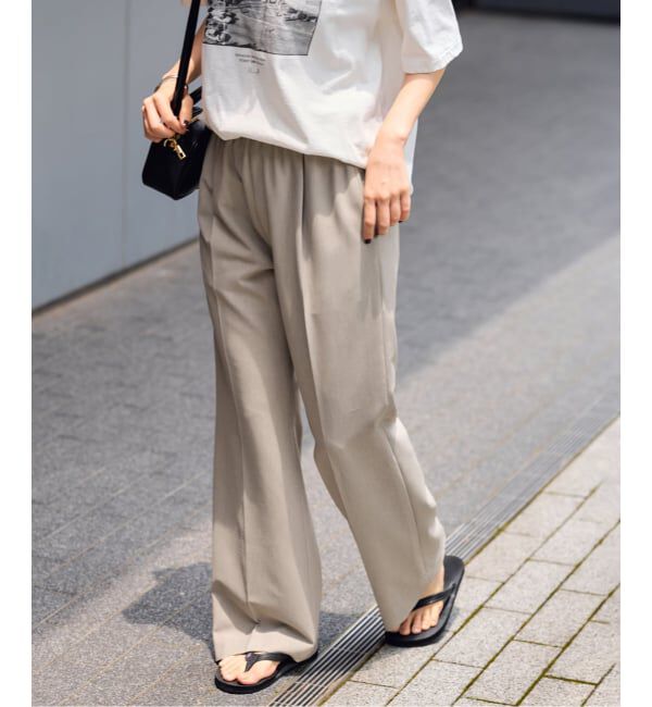 FRAMeWORK「≪追加・洗濯機洗い可能≫ウォッシャブルイージースラックス 2」|スラックス|