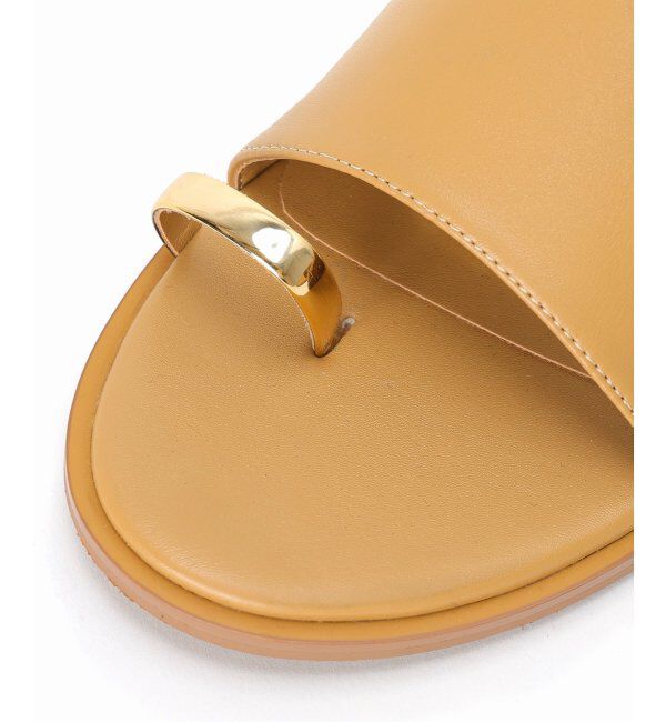 NOBLE「《WEB限定追加2》LE VERNIS/ルベルニ Toe ring sandals」|サンダル|