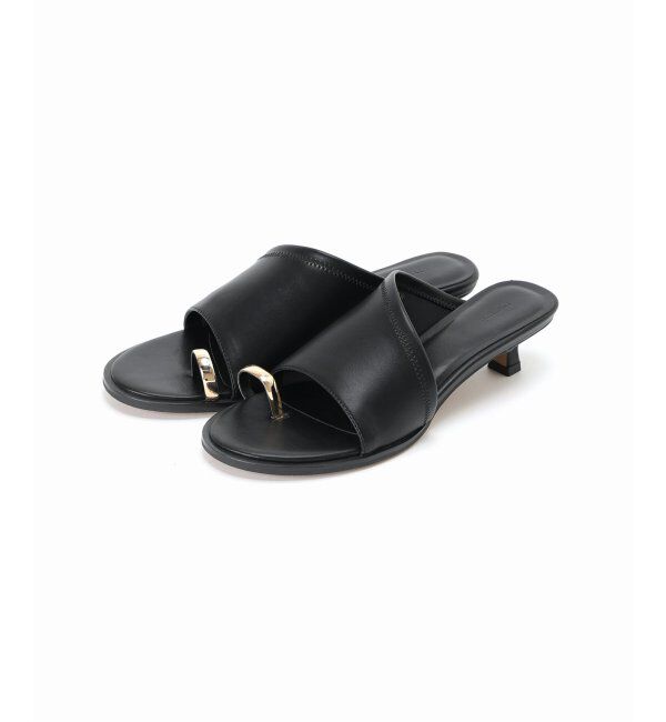 NOBLE「《WEB限定追加2》LE VERNIS/ルベルニ Toe ring sandals」|サンダル|