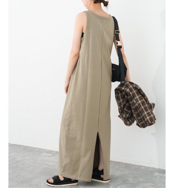 Spick and Span「《追加》天竺アメスリロングワンピース」|ワンピース|