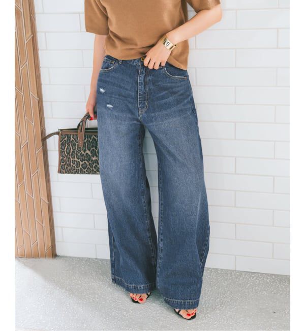 Spick and Span「《追加2》5 1/2 BAGGY DENIM」|デニム|