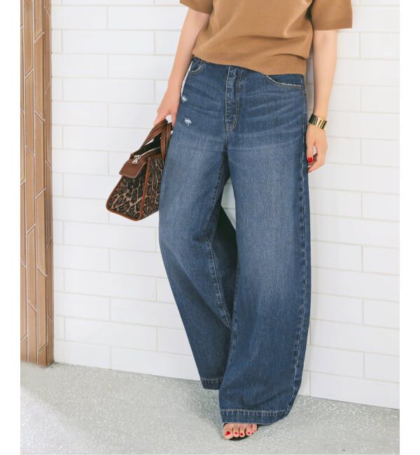 Spick and Span「《追加2》5 1/2 BAGGY DENIM」|デニム|