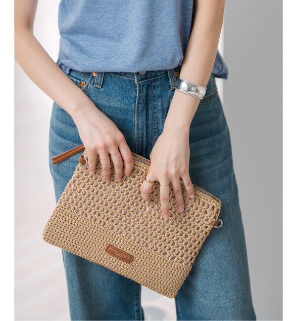 Spick and Span「GIANNI CHIARINI / ジャンニ キアリーニ VICTRIA MINI」|ショルダー・メッセンジャー|ベージュ