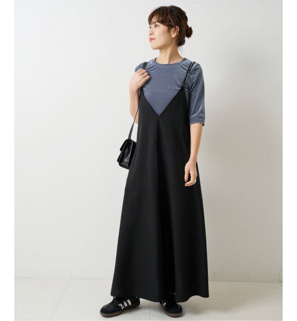 Spick and Span「《追加》ベロアハーフスリーブプルオーバー」|Tシャツ・カットソー|