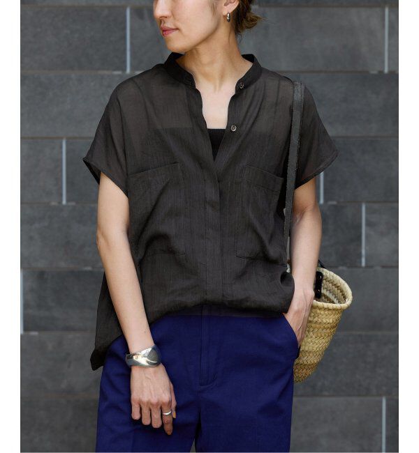 FRAMeWORK「≪追加≫キャップスリーブドロストシャツ」|シャツ・ブラウス|