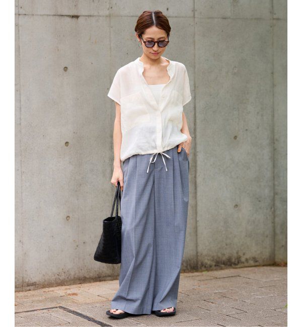 FRAMeWORK「≪追加≫キャップスリーブドロストシャツ」|シャツ・ブラウス|