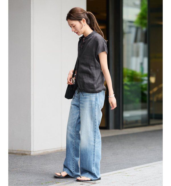 FRAMeWORK「≪追加≫キャップスリーブドロストシャツ」|シャツ・ブラウス|