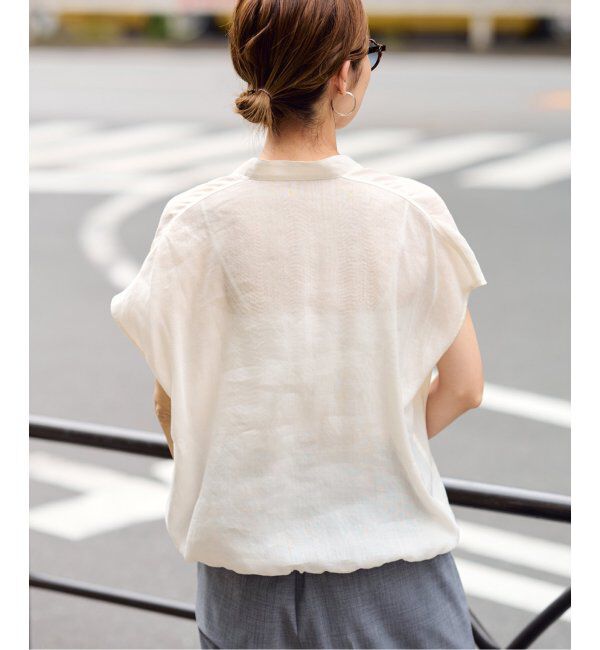 FRAMeWORK「≪追加≫キャップスリーブドロストシャツ」|シャツ・ブラウス|