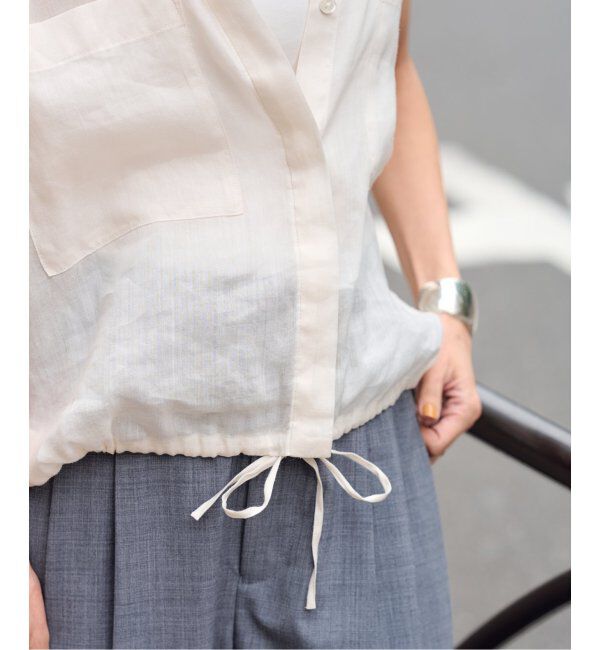 FRAMeWORK「≪追加≫キャップスリーブドロストシャツ」|シャツ・ブラウス|
