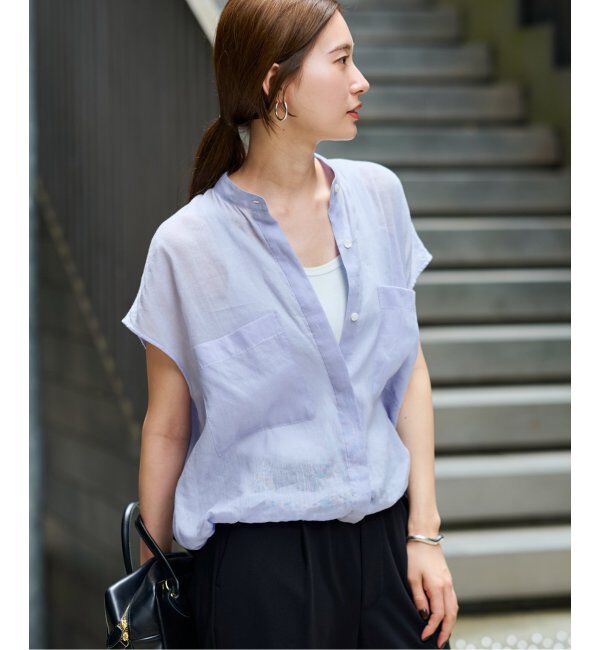 FRAMeWORK「≪追加≫キャップスリーブドロストシャツ」|シャツ・ブラウス|