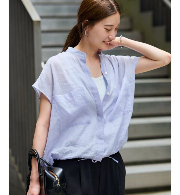 FRAMeWORK「≪追加≫キャップスリーブドロストシャツ」|シャツ・ブラウス|