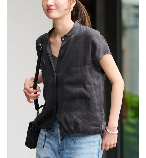 FRAMeWORK「≪追加≫キャップスリーブドロストシャツ」|シャツ・ブラウス|