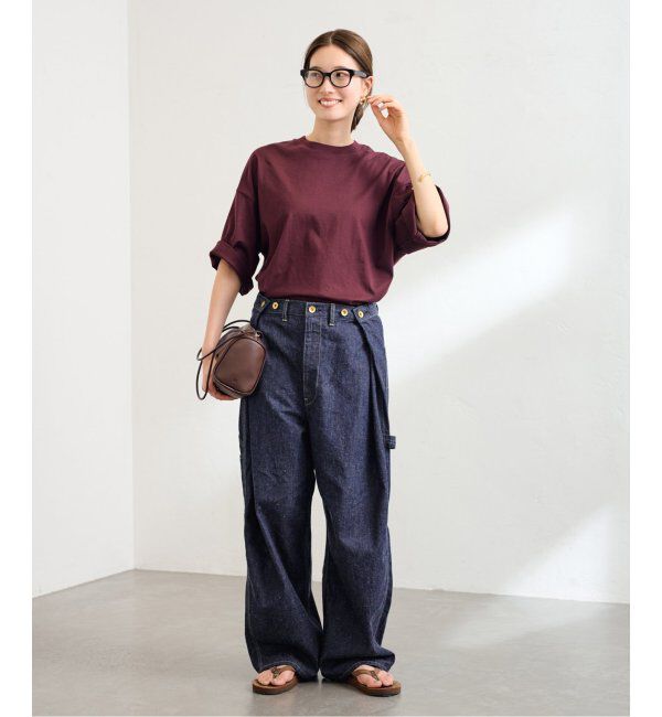 FRAMeWORK「ラージウエストアジャストデニム」|デニム|