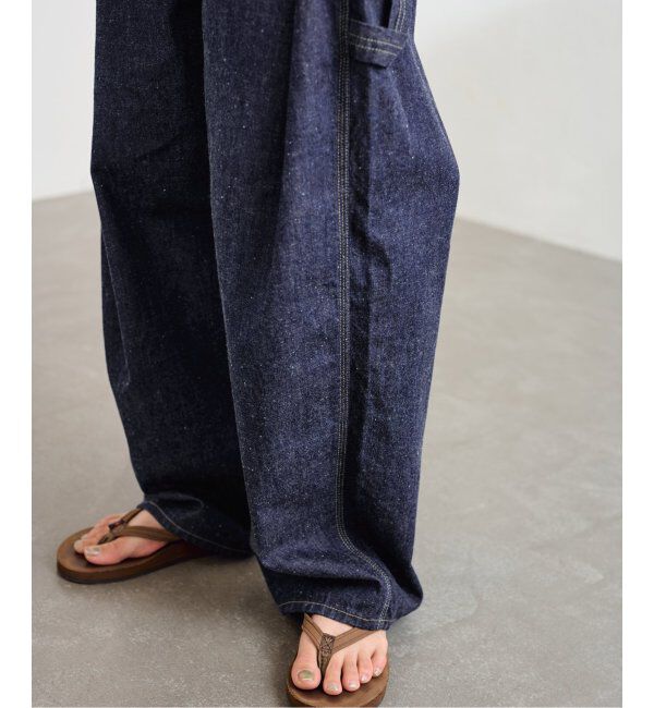FRAMeWORK「ラージウエストアジャストデニム」|デニム|