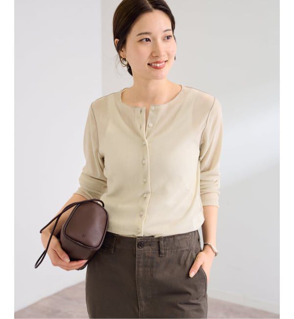 FRAMeWORK「≪追加 / 新色≫チュールフロッキーカーディガン」|カーディガン|