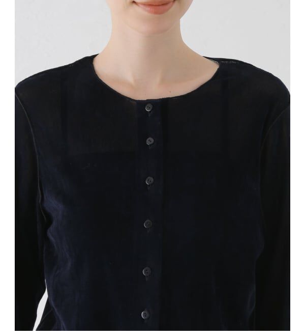 FRAMeWORK「≪追加 / 新色≫チュールフロッキーカーディガン」|カーディガン|