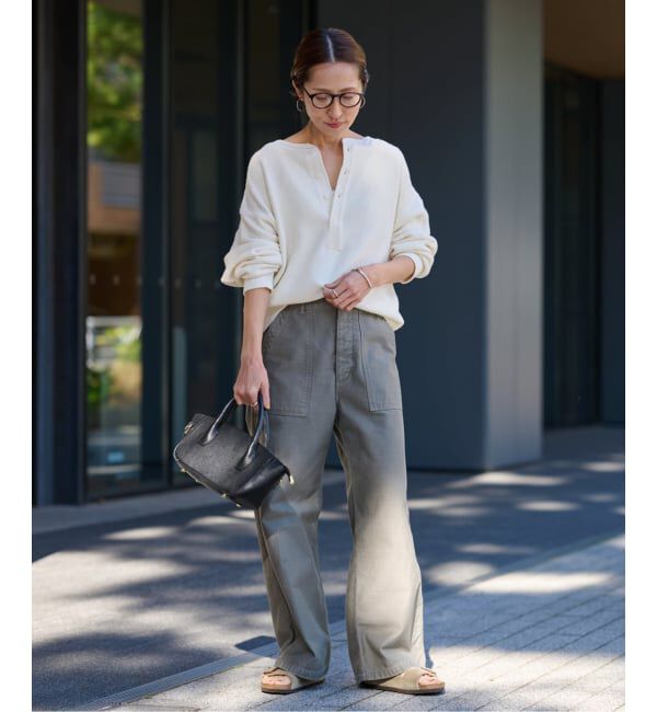 FRAMeWORK「≪追加 / 新色≫カノコ2WAYヘンリーニット」|ニット・セーター|