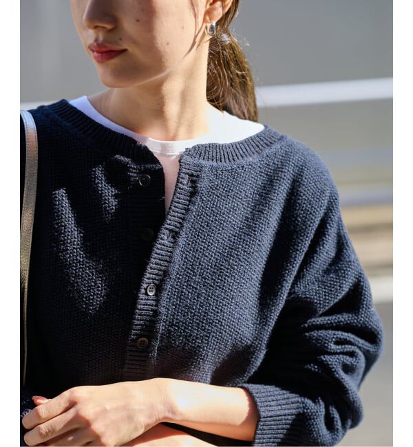 FRAMeWORK「≪追加 / 新色≫カノコ2WAYヘンリーニット」|ニット・セーター|