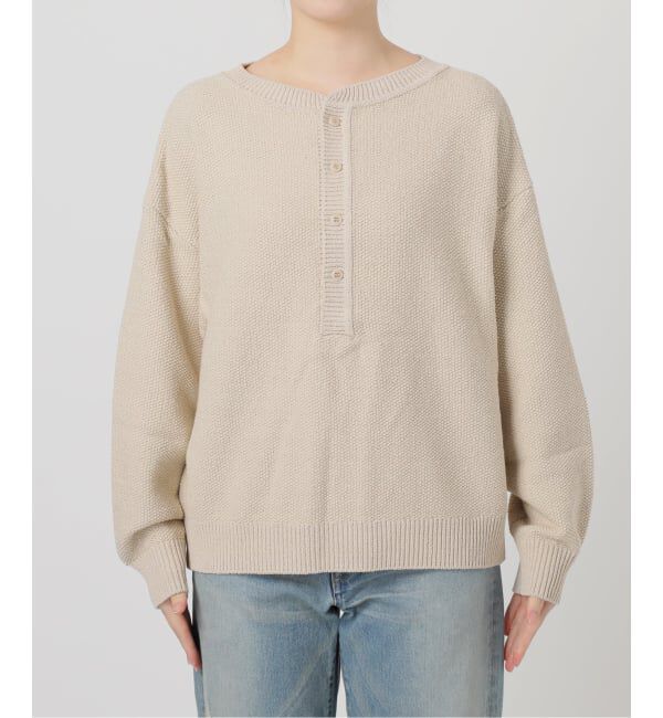 FRAMeWORK「≪追加 / 新色≫カノコ2WAYヘンリーニット」|ニット・セーター|