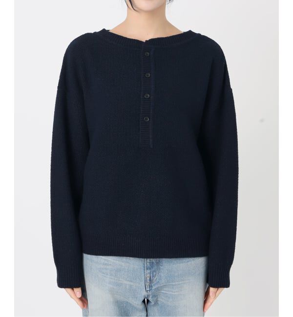 FRAMeWORK「≪追加 / 新色≫カノコ2WAYヘンリーニット」|ニット・セーター|