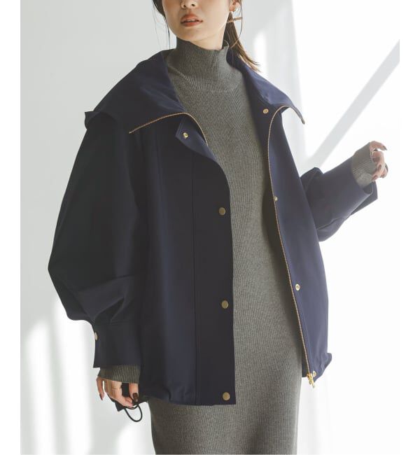 NOBLE「《追加》ハイツイストダブルクロスフーディブルゾン」|その他|