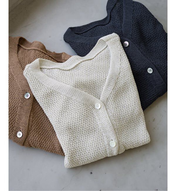 FRAMeWORK「≪追加≫カノコ 2WAY Back開きカーディガン」|カーディガン|