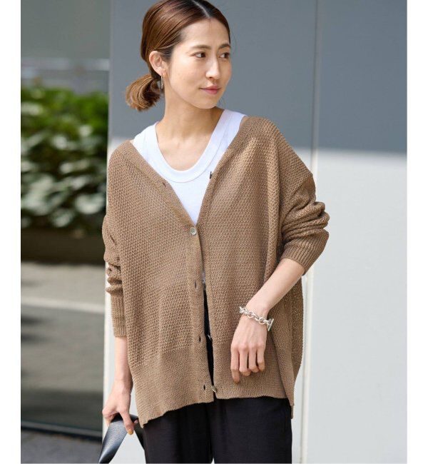 FRAMeWORK「≪追加≫カノコ 2WAY Back開きカーディガン」|カーディガン|ブラウン D