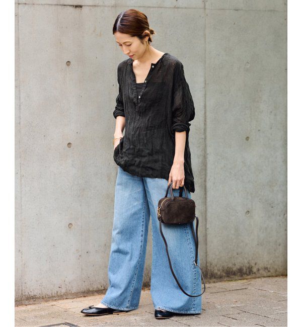 FRAMeWORK「AULENTTI/オウレンティ MINI BOX スウェードshoulderバック」|ショルダー・メッセンジャー|