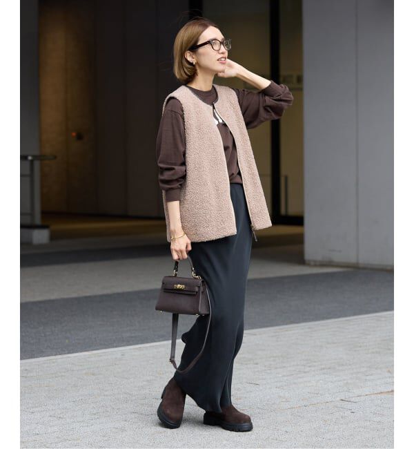 FRAMeWORK「≪追加 / 手洗い可能≫ボアベスト 2」|ダウンベスト・ベスト|