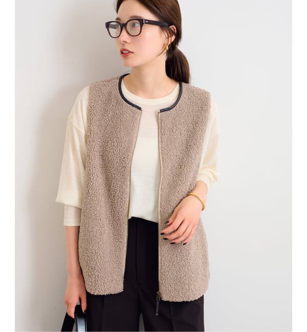 FRAMeWORK「≪追加 / 手洗い可能≫ボアベスト 2」|ダウンベスト・ベスト|