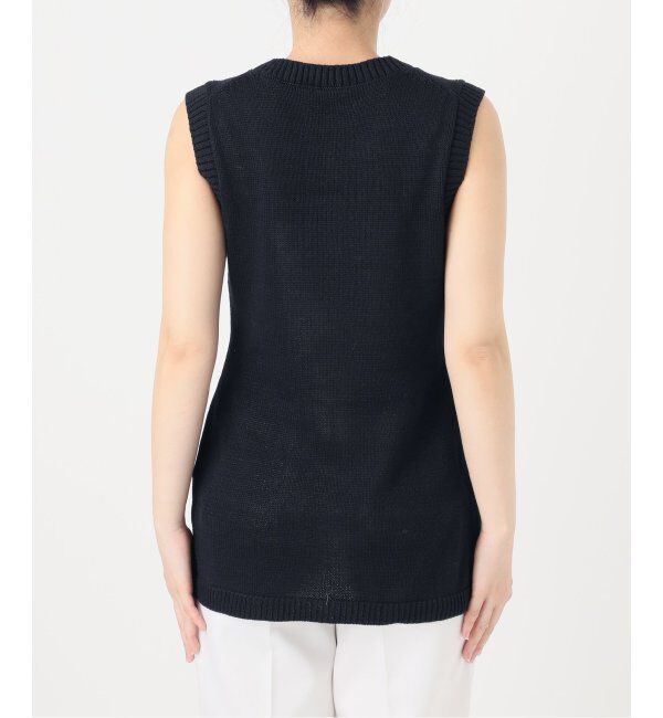 NOBLE「【NOBLE&times;L'AUBE BLANC】フロントボタンニットベスト」|ニット・セーター|