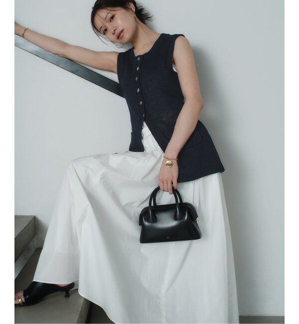 NOBLE「【NOBLE&times;L'AUBE BLANC】フロントボタンニットベスト」|ニット・セーター|