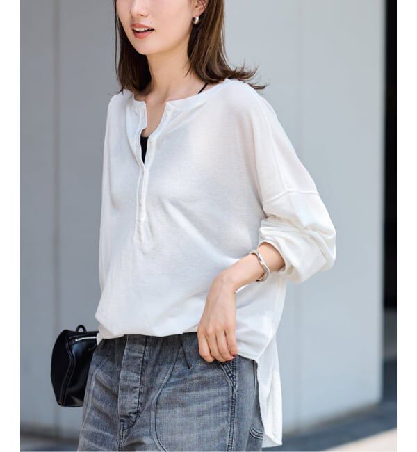 FRAMeWORK「≪追加≫サーフニットヘンリーTee」|Tシャツ・カットソー|