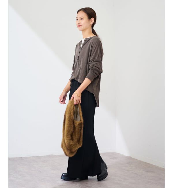 FRAMeWORK「≪追加≫サーフニットヘンリーTee」|Tシャツ・カットソー|