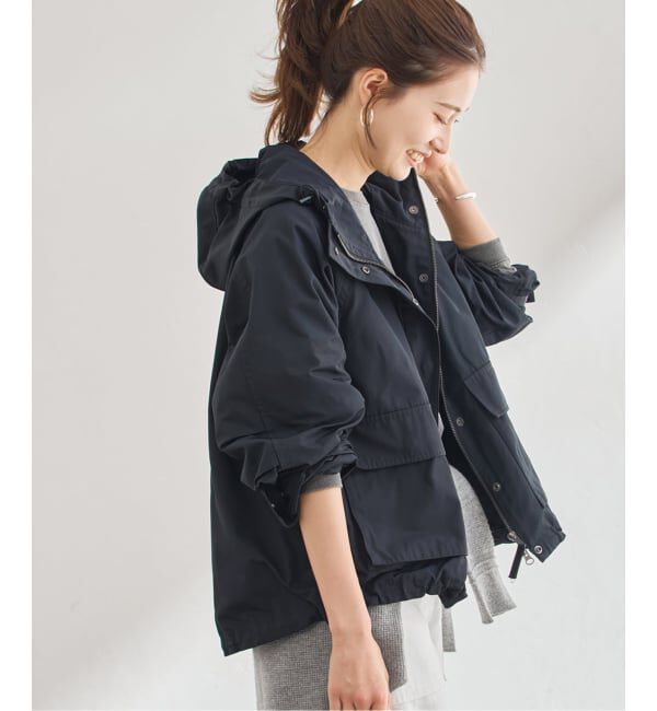 FRAMeWORK「≪洗濯機洗い可≫撥水メモリーウェザーHOODIEブルゾン」|その他|